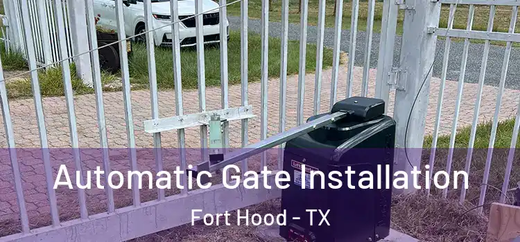  Automatic Gate Installation Fort Hood - TX