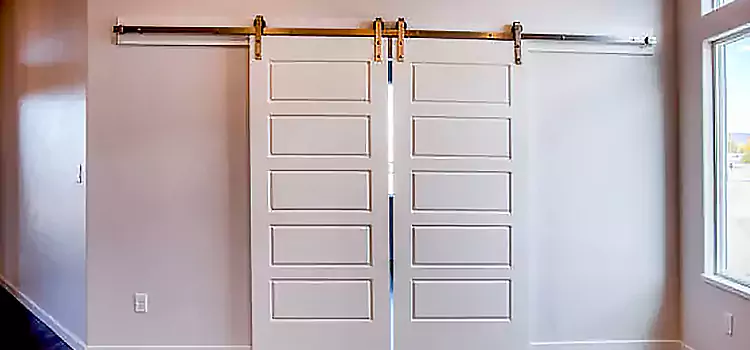 Glass Barn Door with Installation Hardware Kit Fort Hood